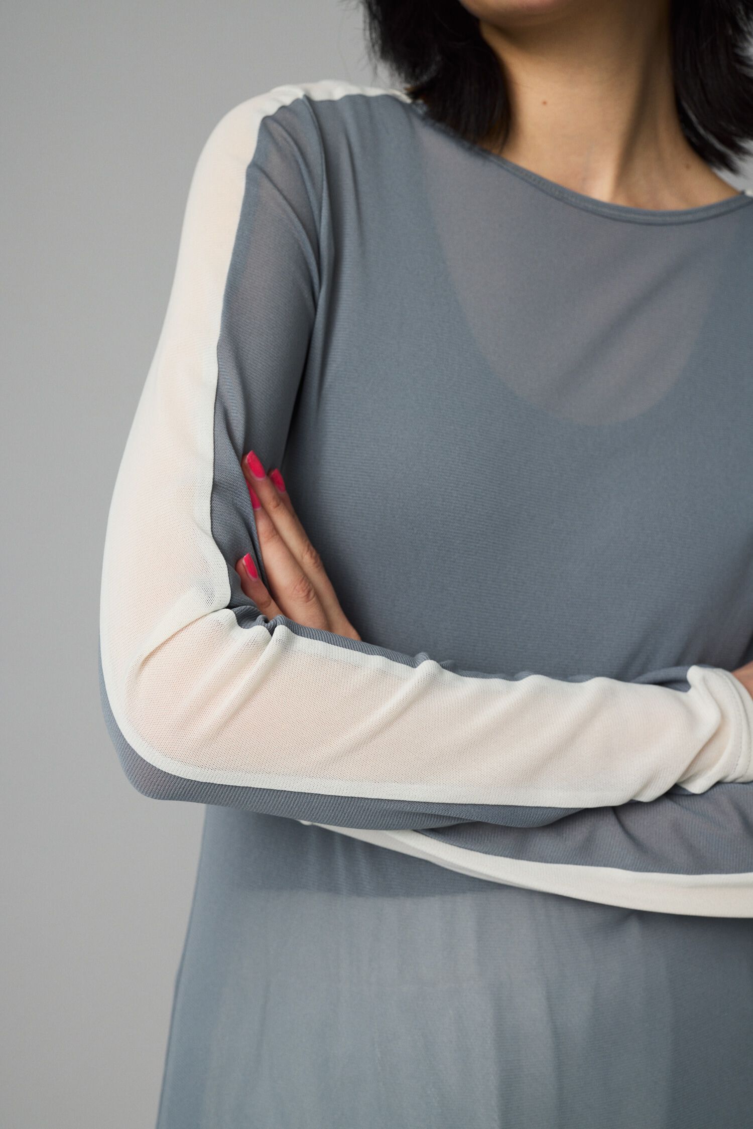 HeRIN.CYE「Line mesh inner tops」|Tシャツ・カットソー|