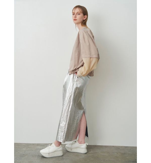 ELENDEEK「SHEER SLEEVE BZ」|ブルゾン・スタジャン|