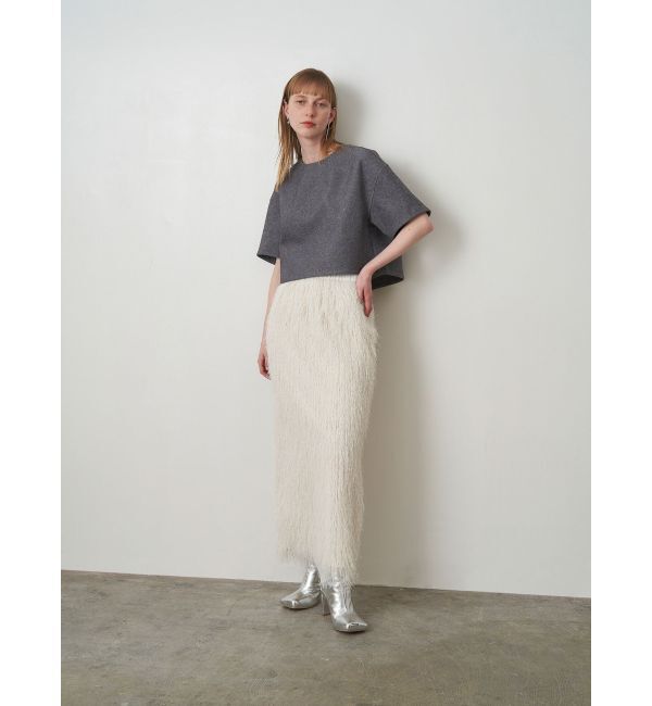 ELENDEEK「BONDING BOXY BL」|シャツ・ブラウス|グレー