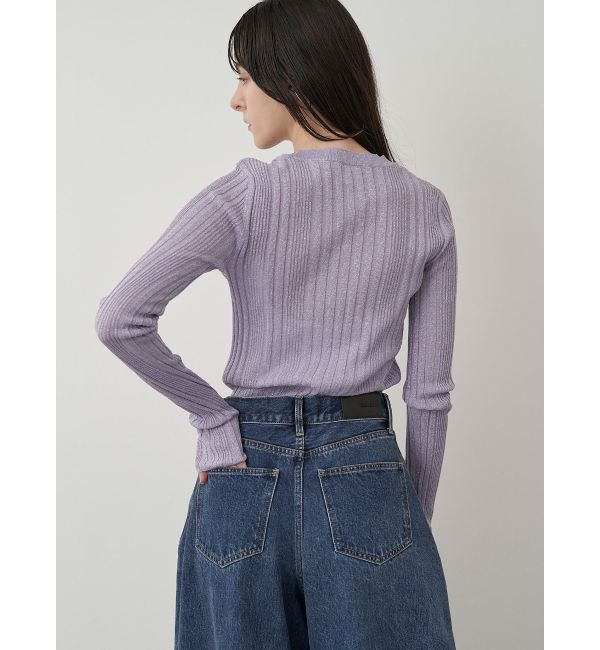 ELENDEEK「LAME SHEER RIB KT」|ニット・セーター|