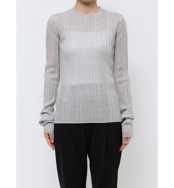 ELENDEEK「LAME SHEER RIB KT」|ニット・セーター|