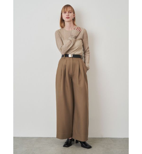 ELENDEEK「LAME SHEER RIB KT」|ニット・セーター|