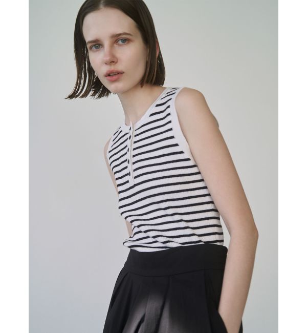 ELENDEEK「HENRY NECK RIB KT」|タンクトップ|