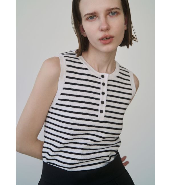 ELENDEEK「HENRY NECK RIB KT」|タンクトップ|