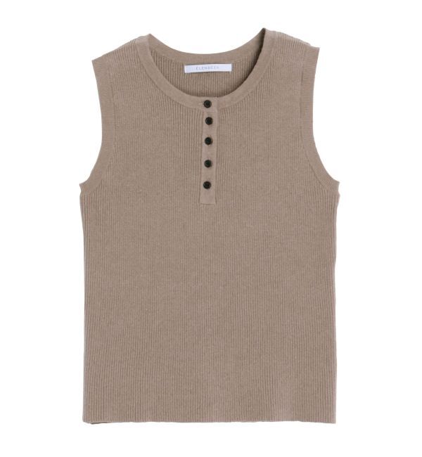 ELENDEEK「HENRY NECK RIB KT」|タンクトップ|
