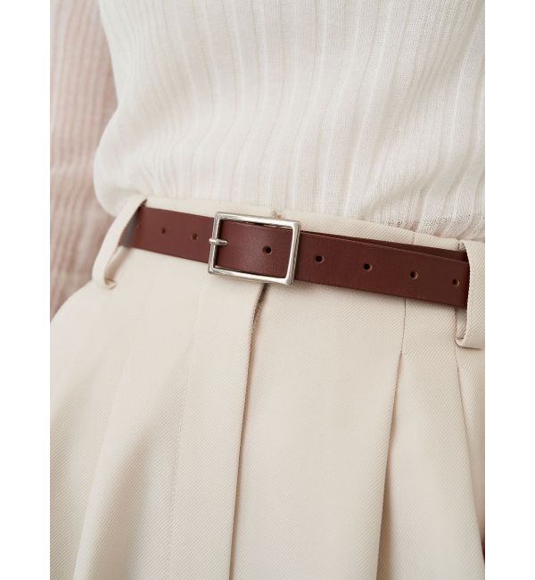 ELENDEEK「SQUARE BUCKLE BELT」|ベルト|