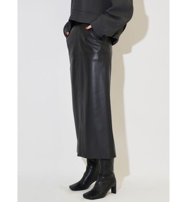 ELENDEEK「FAUX LEATHER SK」|スカート|