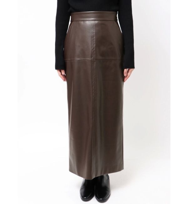 ELENDEEK「FAUX LEATHER SK」|スカート|