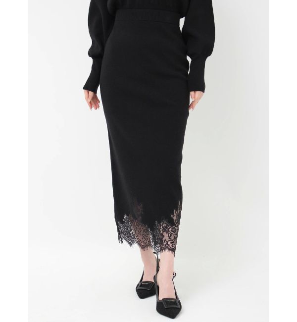 RESEXXY「レーストリムニットスカート【セットアップ着用可能】」|スカート|