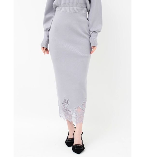 RESEXXY「レーストリムニットスカート【セットアップ着用可能】」|スカート|