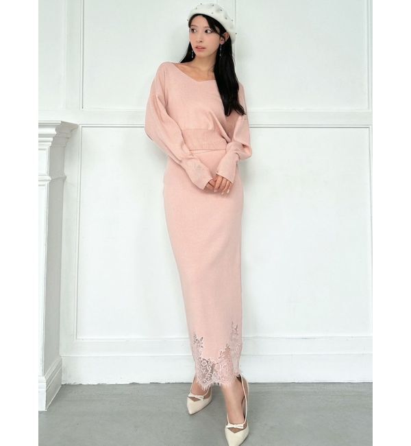 RESEXXY「レーストリムニットスカート【セットアップ着用可能】」|スカート|