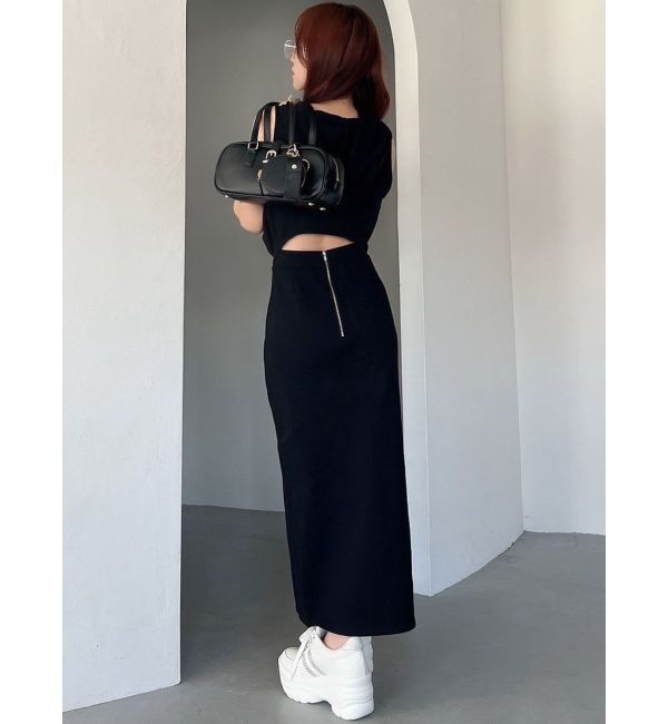 RESEXXY「スウェットフーディーワンピース」|ワンピース|