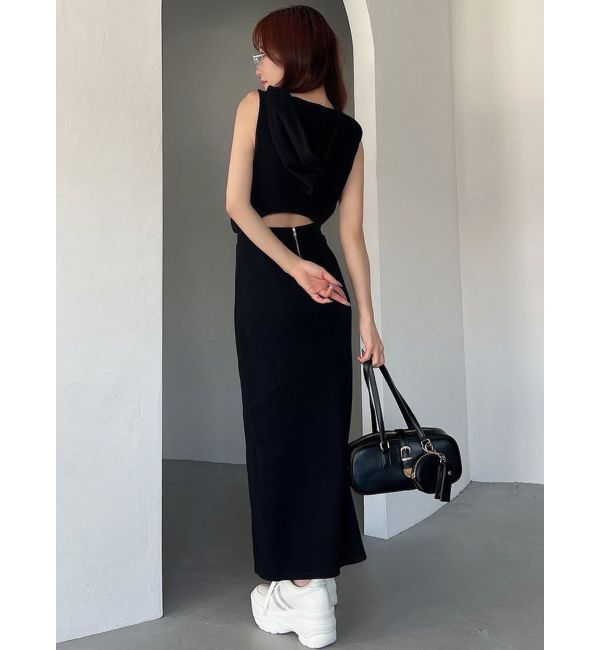 RESEXXY「スウェットフーディーワンピース」|ワンピース|