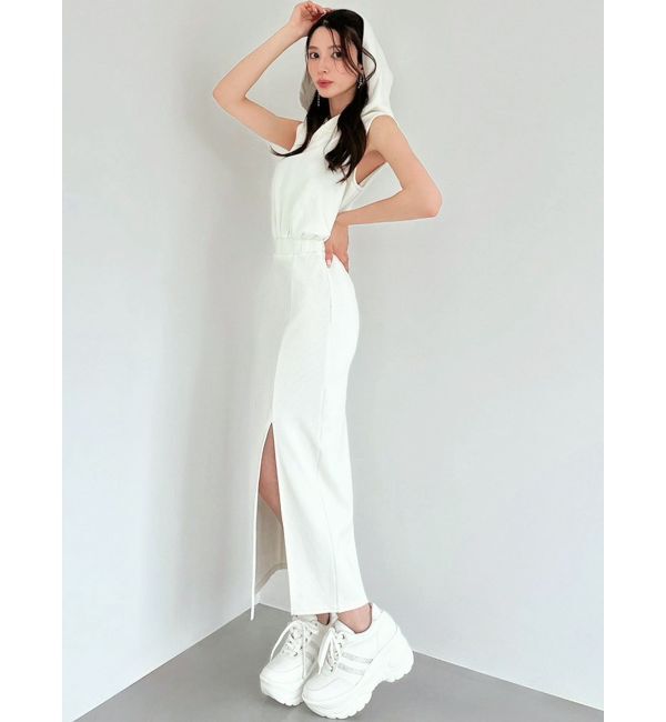 RESEXXY「スウェットフーディーワンピース」|ワンピース|