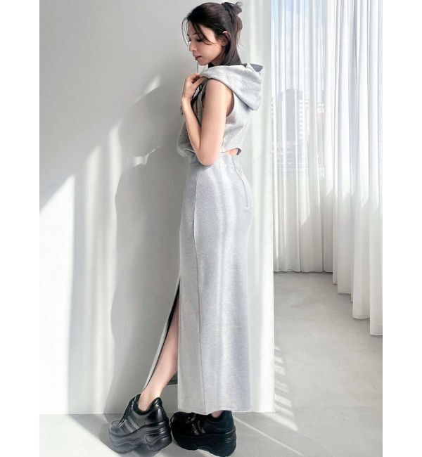 RESEXXY「スウェットフーディーワンピース」|ワンピース|