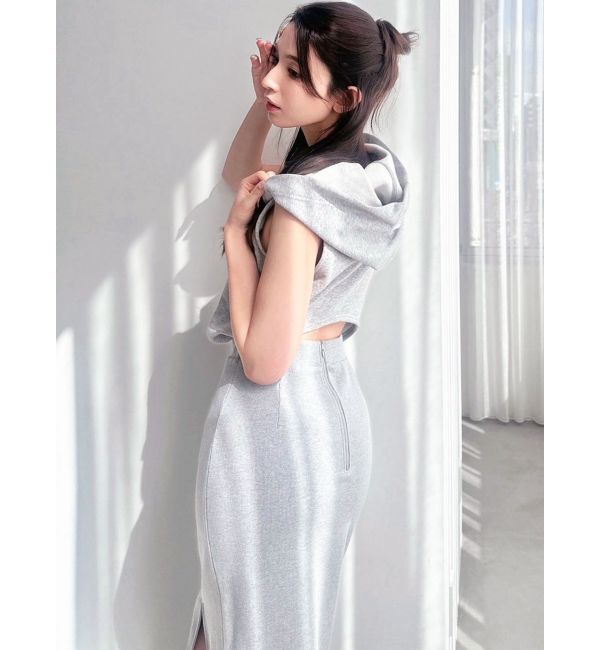 RESEXXY「スウェットフーディーワンピース」|ワンピース|