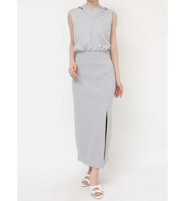 RESEXXY「スウェットフーディーワンピース」|ワンピース|