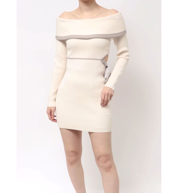 RESEXXY「リボンミニニットワンピース」|ワンピース|