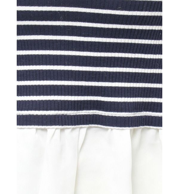 dazzlin「レイヤードペプラムトップス」|Tシャツ・カットソー|