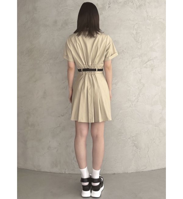 dazzlin「ポロライクプリーツミニワンピース」|ワンピース|
