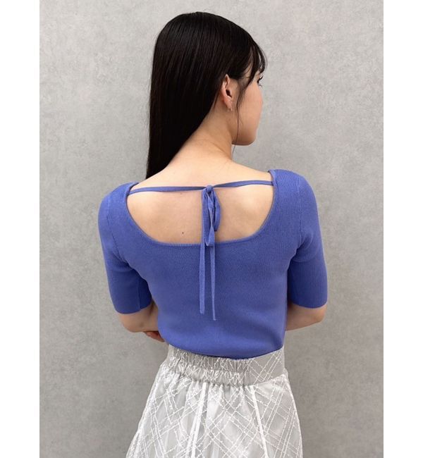 dazzlin「カーデタイトレイヤードトップス」|ニット・セーター|