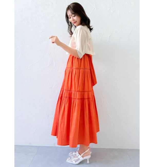 dazzlin「サイドオープンコットンワンピース」|ワンピース|