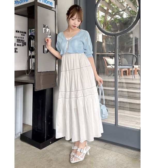 dazzlin「サイドオープンコットンワンピース」|ワンピース|