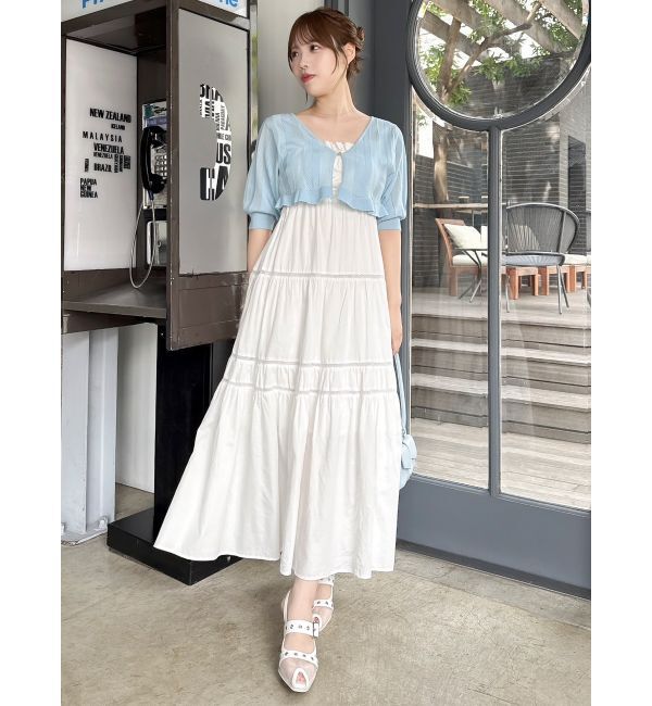 dazzlin「サイドオープンコットンワンピース」|ワンピース|