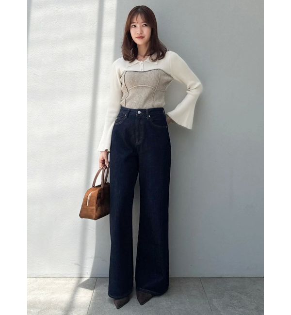 dazzlin「スラッカーデニムパンツ」|デニム|