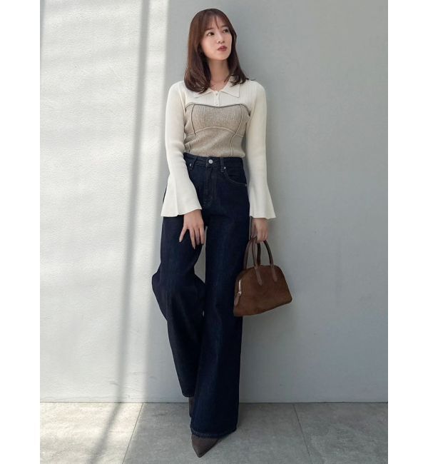 dazzlin「スラッカーデニムパンツ」|デニム|