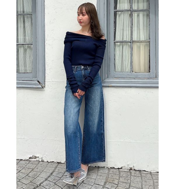 dazzlin「スラッカーデニムパンツ」|デニム|