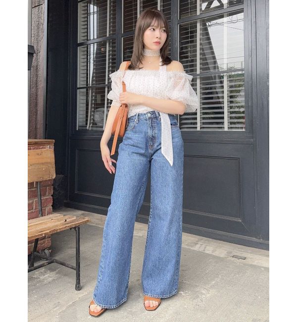 dazzlin「スラッカーデニムパンツ」|デニム|