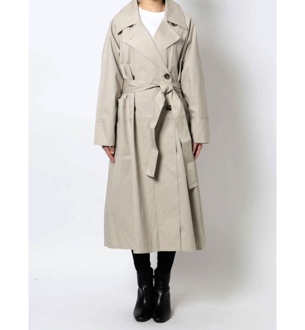 EMODA「ミニマルケープトレンチコート」|トレンチコート|