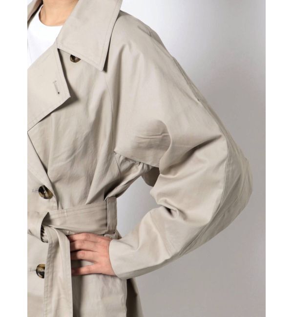EMODA「ミニマルケープトレンチコート」|トレンチコート|