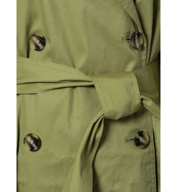 EMODA「ミニマルケープトレンチコート」|トレンチコート|