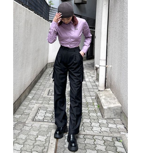 EMODA「ツータックワイドカーゴパンツ」|カーゴ|