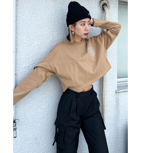 EMODA「ツータックワイドカーゴパンツ」|カーゴ|