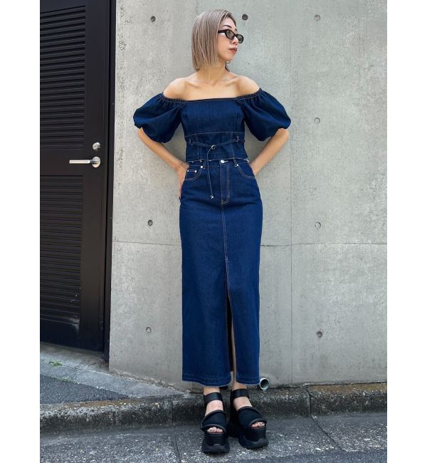 EMODA「デニムオフショルダートップ」|Tシャツ・カットソー|