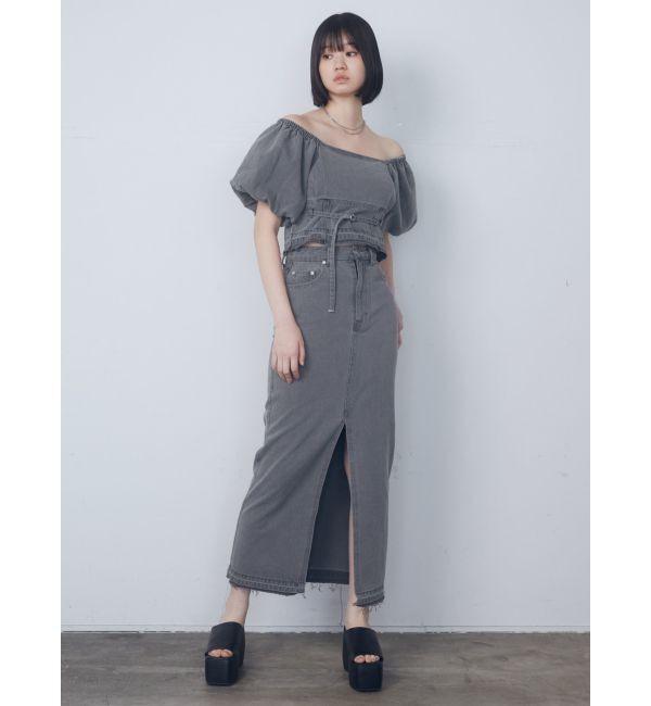 EMODA「デニムオフショルダートップ」|Tシャツ・カットソー|