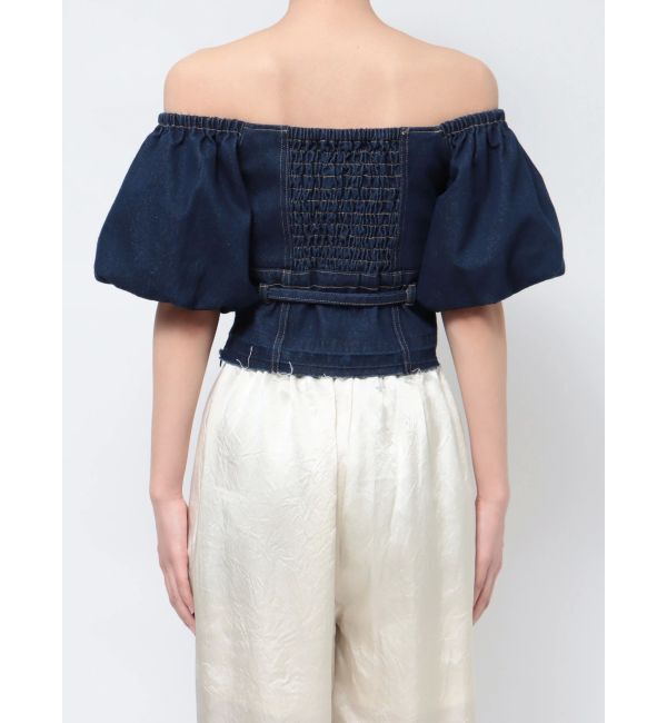 EMODA「デニムオフショルダートップ」|Tシャツ・カットソー|