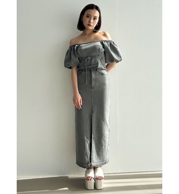 EMODA「デニムオフショルダートップ」|Tシャツ・カットソー|