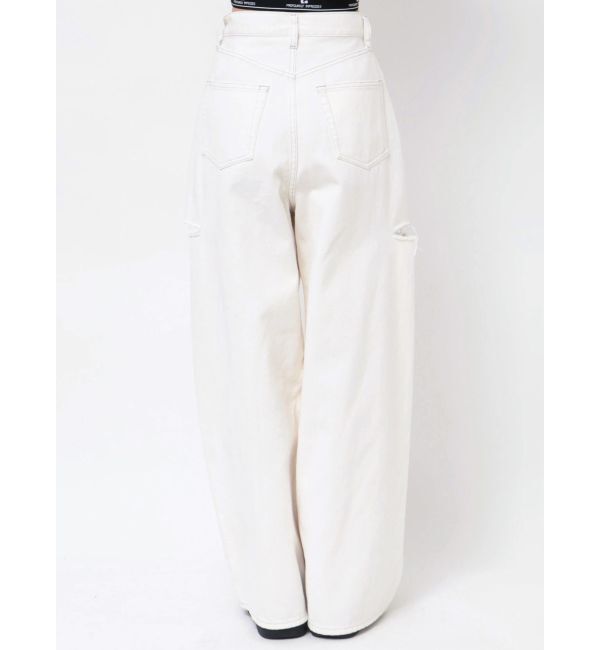 EMODA「サイドカットワイドルーズジーンズ」|デニム|