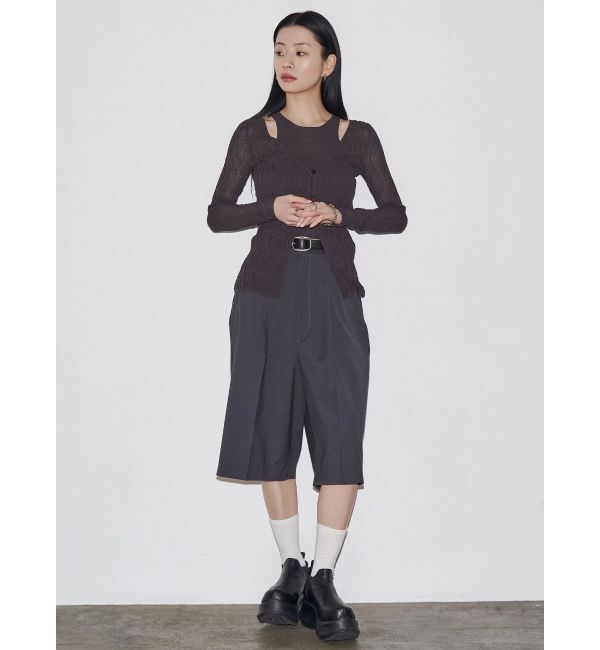 EMODA「【VEQUM】SHEER WAVING LAYER KNIT」|ニット・セーター|