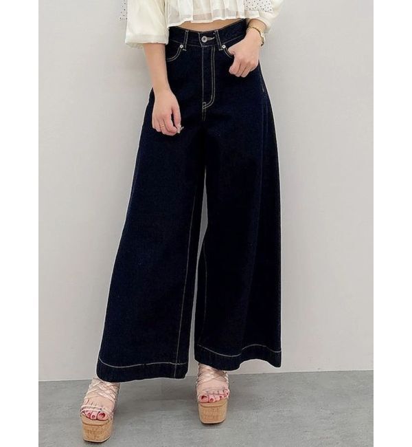 MERCURYDUO「フレアフルレングスデニム」|デニム|