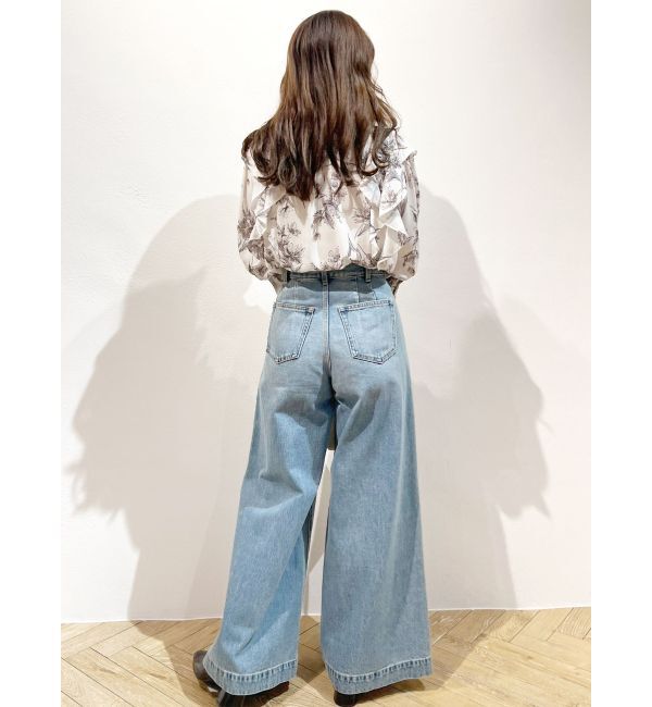 MERCURYDUO「フレアフルレングスデニム」|デニム|