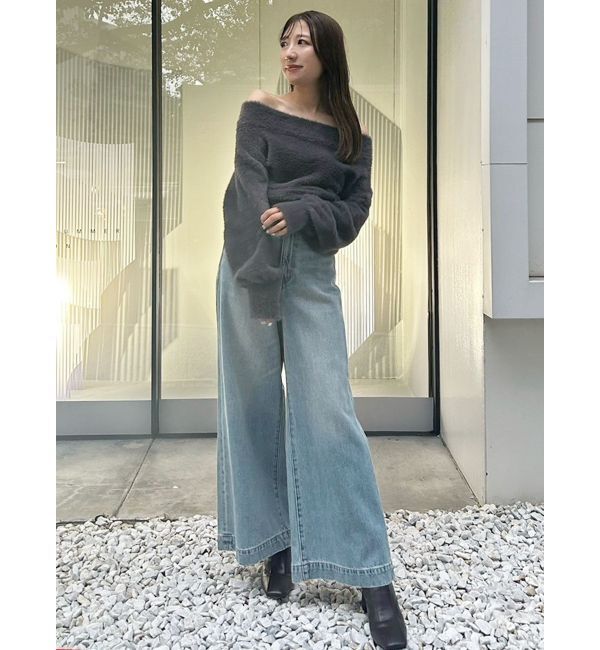 MERCURYDUO「フレアフルレングスデニム」|デニム|