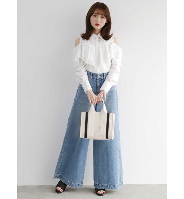 MERCURYDUO「フレアフルレングスデニム」|デニム|