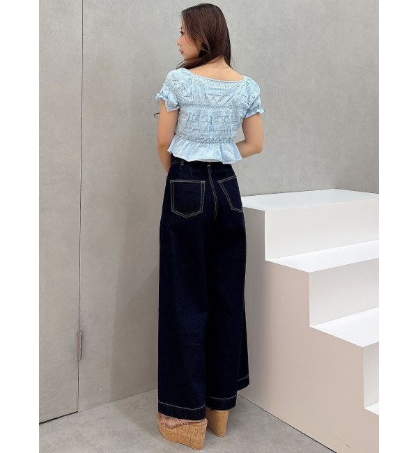 MERCURYDUO「フレアフルレングスデニム」|デニム|