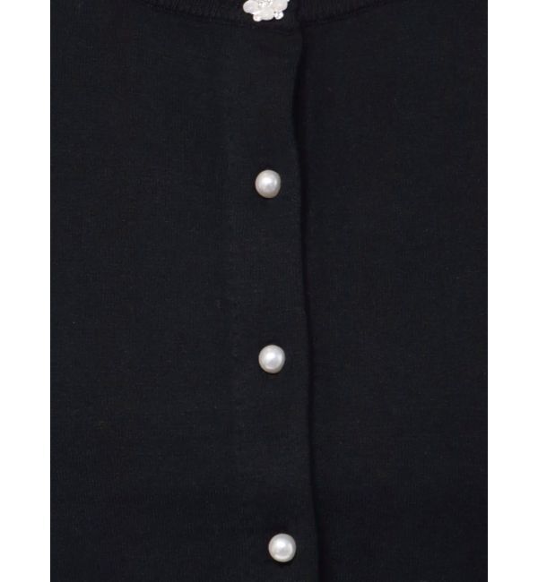 MERCURYDUO「ビジューボタンニットカーデ」|カーディガン|