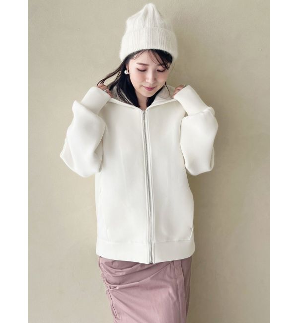 MERCURYDUO「ダンボールジップアップパーカ」|パーカー|